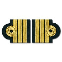 Galons d'épaules O.P.L. 3 Barrettes Or Boucle Nelson