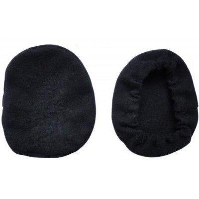 Pair of washable cotton bonnets for airplane earseal headset