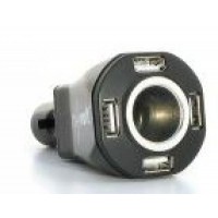 Chargeur 4 ports USB allume-cigare 12V - 2 A